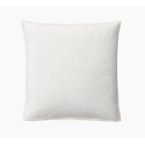 Ralph Lauren Elysia Park Row Euro Sham Chic Cream NEW